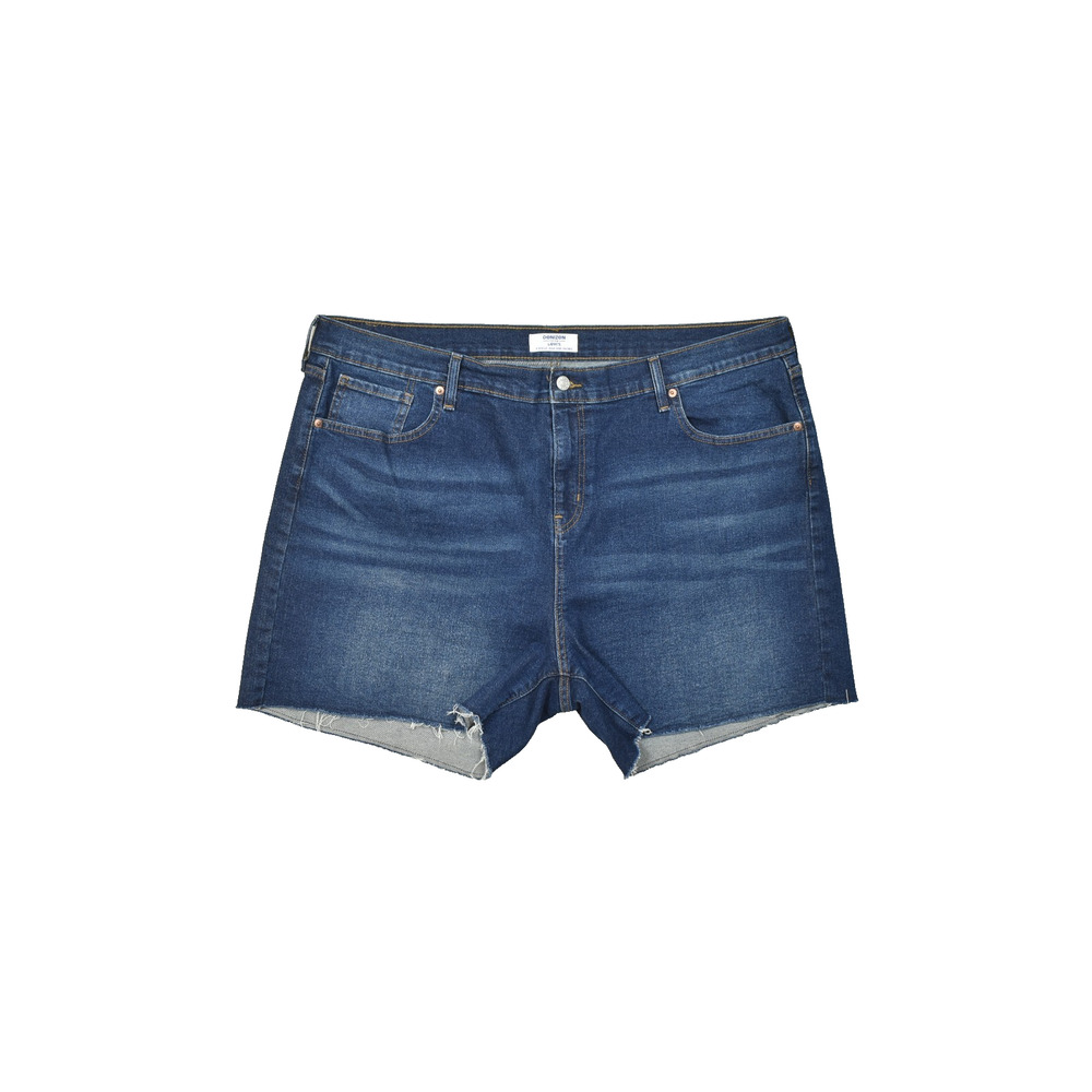 Denizen Levi's Vintage High Rise Short Size 22W Plus Blue Wash Cotton Blend
